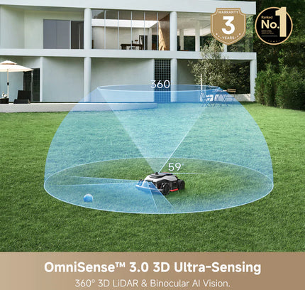 Dreame A3 AWD Pro 3500 - 0.87 Acre Robotic Mower