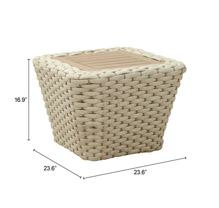Antul Coffee Table White & Natural