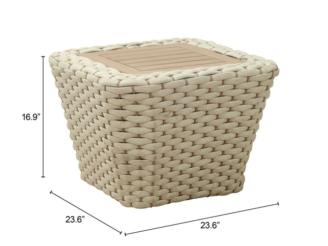 Antul Coffee Table White & Natural