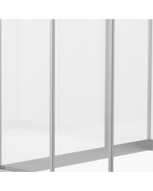 [06X10FT] Alora Large Walk-In Backyard Greenhouse W/ Rainwater Collection System And Roof Vent