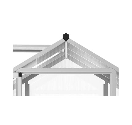 [06X10FT] Alora Large Walk-In Backyard Greenhouse W/ Rainwater Collection System And Roof Vent