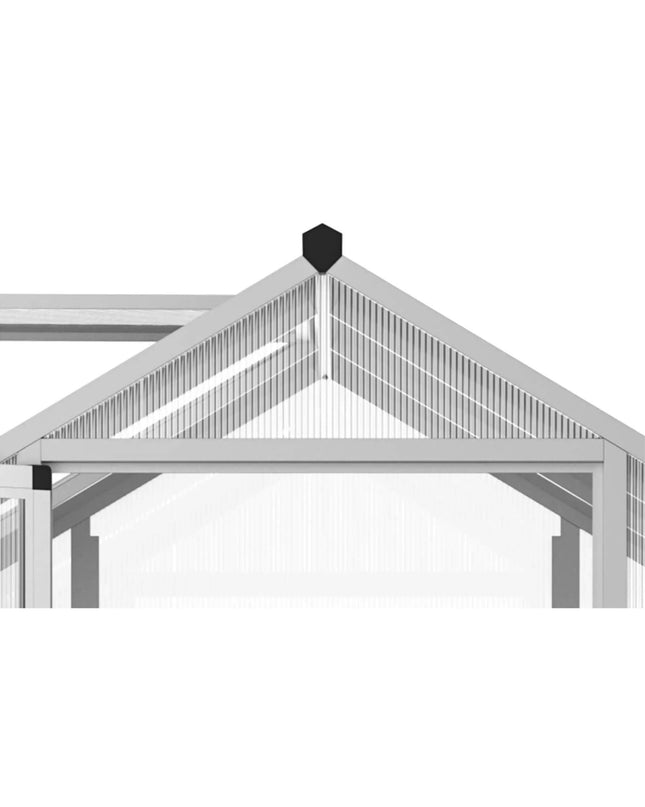 [06X10FT] Alora Large Walk-In Backyard Greenhouse W/ Rainwater Collection System And Roof Vent