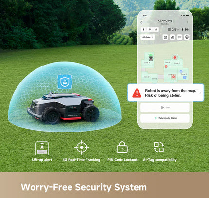 Dreame A3 AWD Pro 2500 - 0.62 Acre Robotic Mower