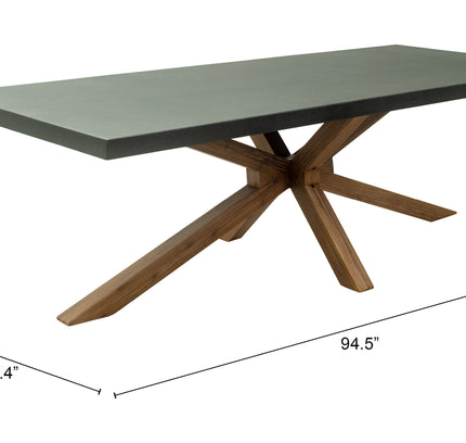 Suan Rectangular Dining Table Gray