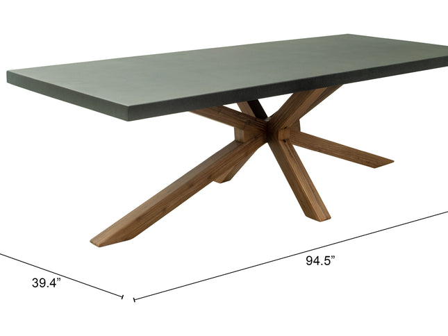Suan Rectangular Dining Table Gray