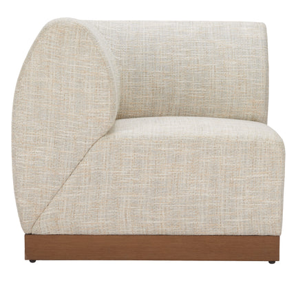 Christy Corner Chair Beige