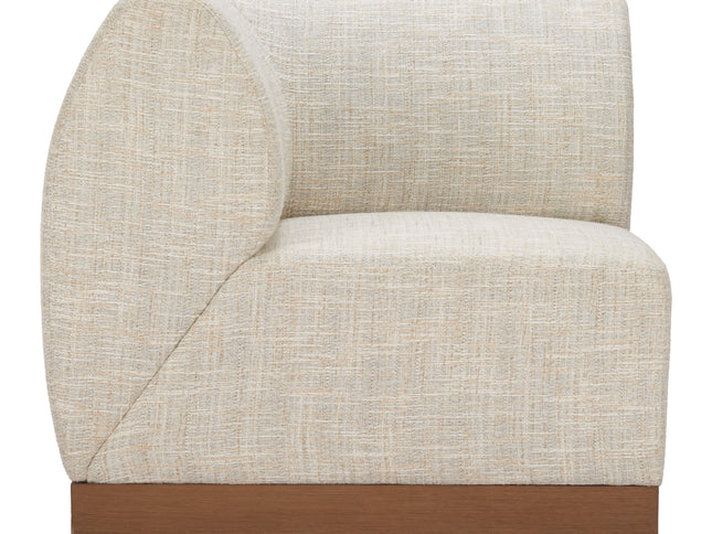 Christy Corner Chair Beige
