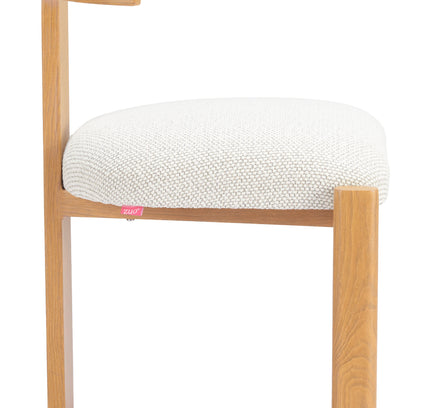 Tiana Dining Chair Natural & Beige