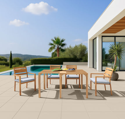 Riviera Extendable Dining Table Natural