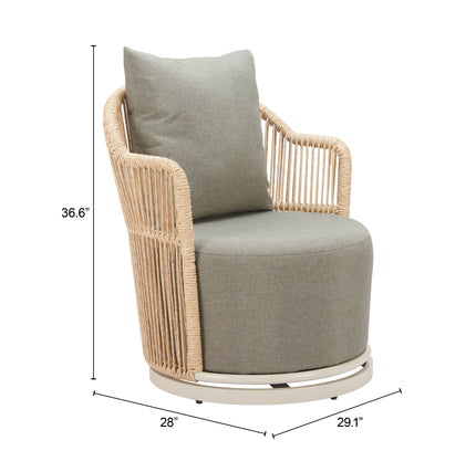 Lanai Swivel Chair Multicolor