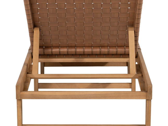 Breath Chaise Lounge Brown