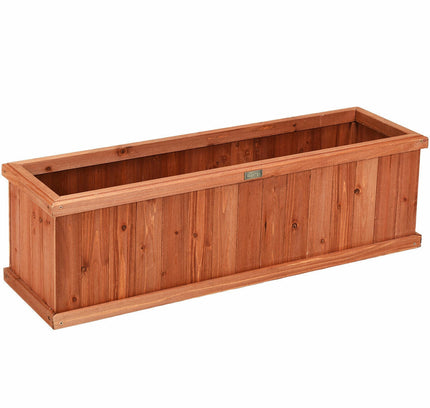 Wooden Decorative Planter Box for Garden and Window