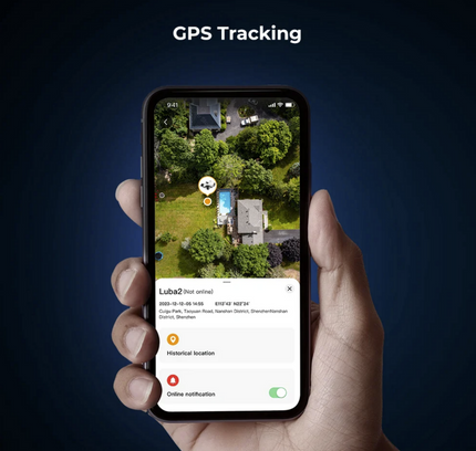 Mammotion LUBA 2 AWD 3000: Perimeter Wire Free Robot Lawn Mower in stock .75 acre