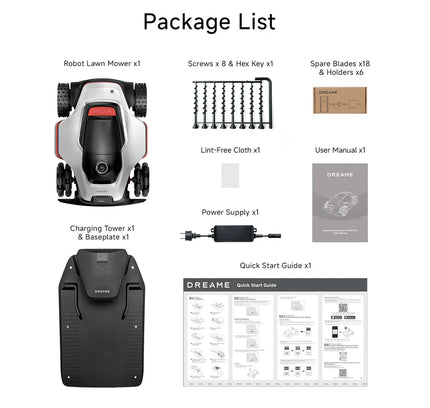 Dreame A3 AWD Pro 5000 - 1.24 Acre Robotic Mower