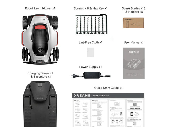 Dreame A3 AWD Pro 3500 - 0.87 Acre Robotic Mower