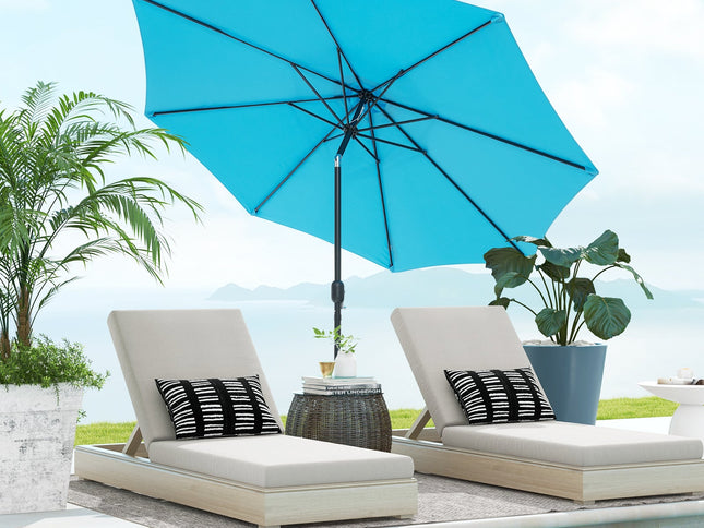 10 Ft Patio Umbrella with Tilt Adjustment and Crank