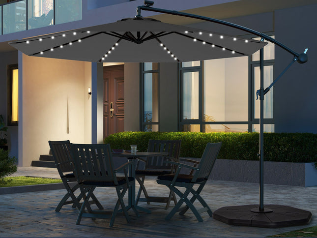 10 Ft Solar Umbrella