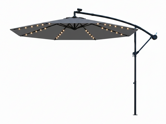10 Ft Solar Umbrella