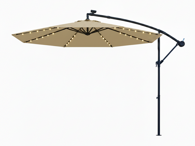 10 Ft Solar Umbrella
