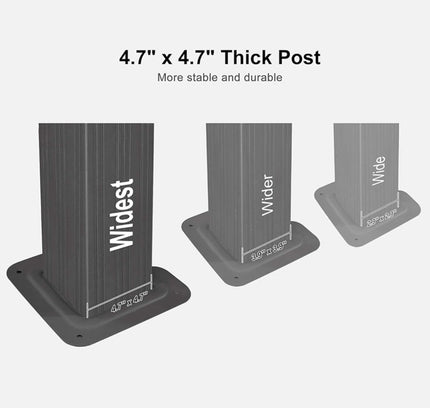 [10X13FT] Alora Large Premium Outdoor Hardtop Aluminum Gazebo With Galvanized Steel Double Roof