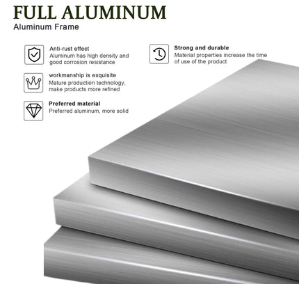 [10X19FT] Alora Modern Durable All-Weather Outdoor Pergola With Aluminum Frame And Steel Louvers