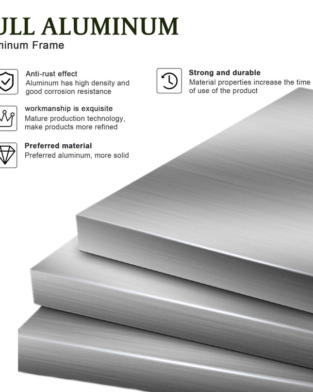 [10X19FT] Alora Modern Durable All-Weather Outdoor Pergola With Aluminum Frame And Steel Louvers