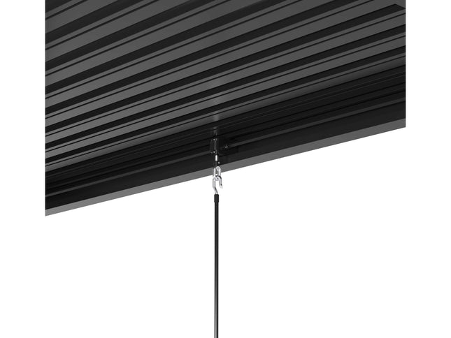 [10X19FT] Modern Durable All-Weather Outdoor Pergola With Aluminum Frame And Steel Louvers (SAK32691)