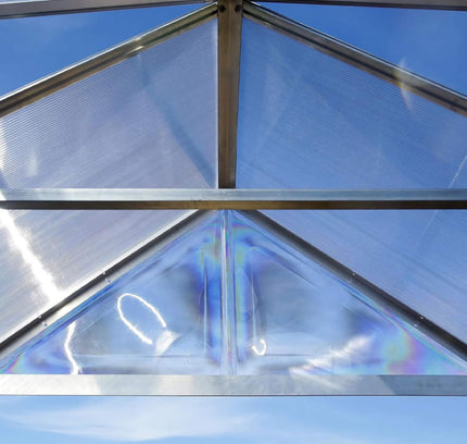 [10X24FT] Premium Heavy-Duty Polycarbonate Walk-In Greenhouse W/ Aluminum Frame & Built-In Gutter System (SAK58472)