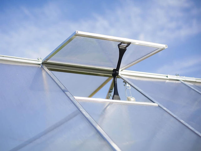 [10X24FT] Premium Heavy-Duty Polycarbonate Walk-In Greenhouse W/ Aluminum Frame & Built-In Gutter System (SAK58472)
