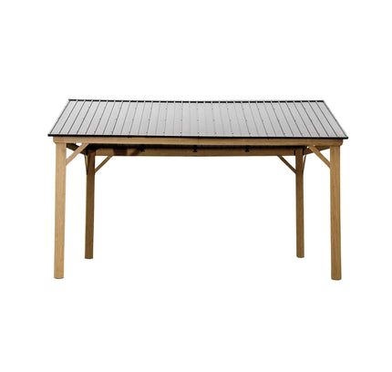[12X14FT] Alora Hardtop All-Weather Outdoor Gazebo With Galvanized Steel Roof