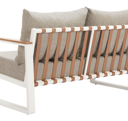 Welt Sofa Taupe & White