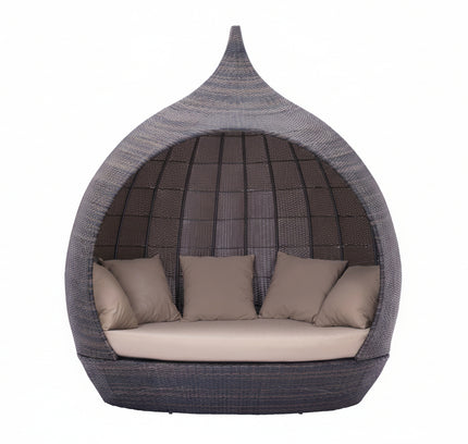Martinique Beach Daybed Brown & Beige