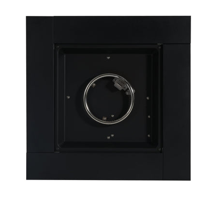 30-Inch Square Propane Fire Pit Table | Black | 40,000 BTU