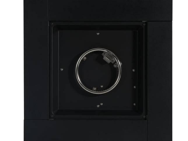 30-Inch Square Propane Fire Pit Table | Black | 40,000 BTU