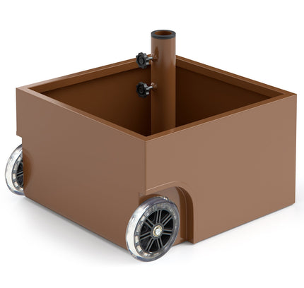 150 lb Patio Umbrella Base Stand Wheels Planter Outdoor