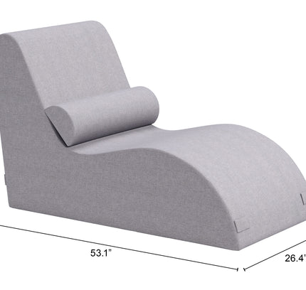 Luanda Chaise Lounge Gray