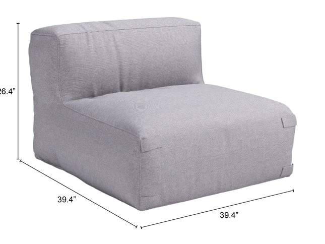 Luanda Middle Chair Gray