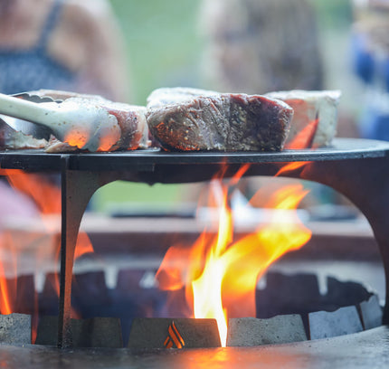 Grill Grate Riser For 30" Grills - Perfect for Larger Pans and Smoky Flavors