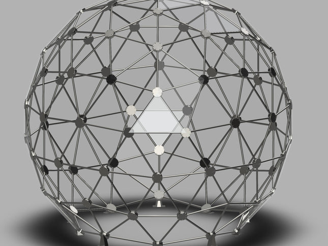 CNC Dome Planet Stainless Steel + T6061 Geodesic Sphere Enclosure