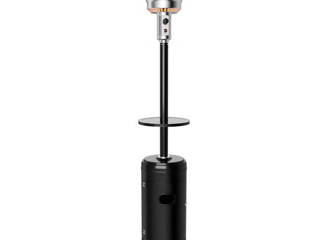 Outdoor Heater Propane Standing LP Gas Steel with Table