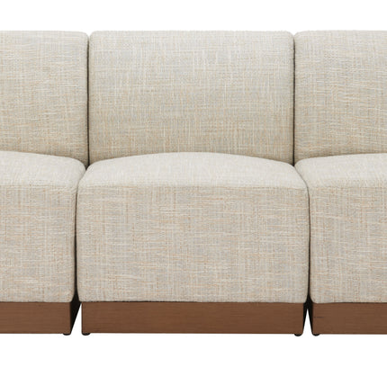 Christy Armless Chair Beige