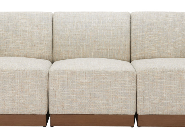Christy Armless Chair Beige