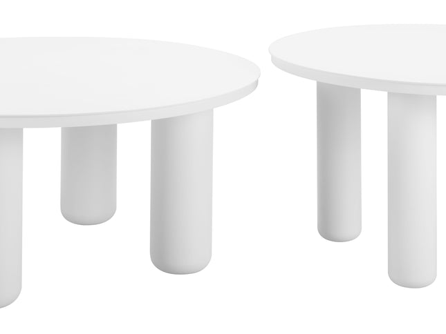 Ola Coffee Table Set (2-Piece) White
