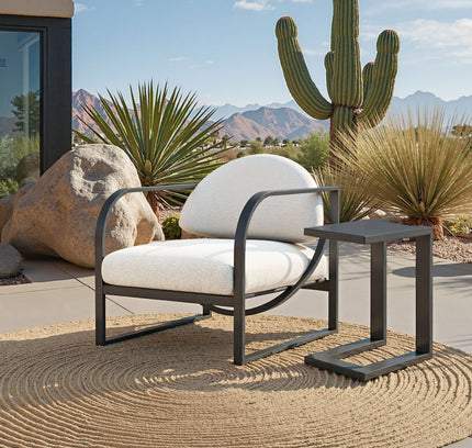 Flakt Accent Chair Ivory
