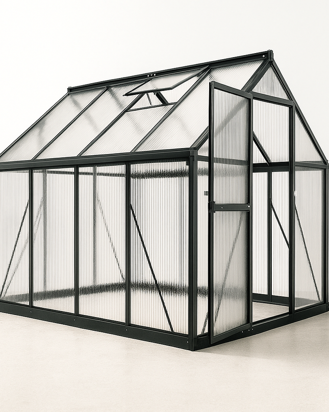 Veridian LuxeFrame 8×12 Greenhouse