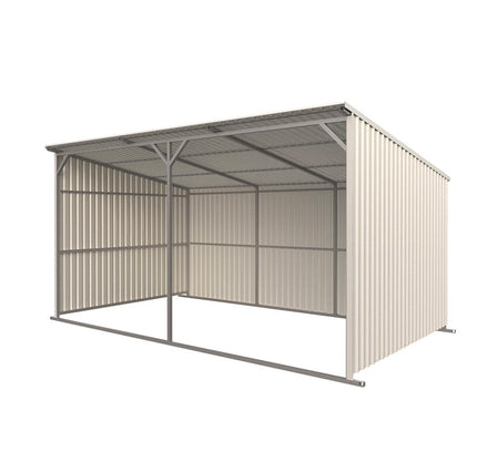 Chery Industrial 20x12 ft Steel Livestock Run-In Shed