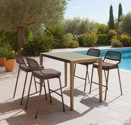 Rio Barstool (Set of 2) Brown