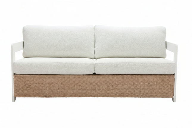 Gelo Sofa White & Brown