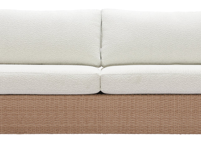Gelo Sofa White & Brown