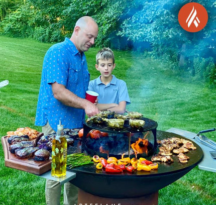 Arteflame Grill Side Warming Table Fits All 40" Grills